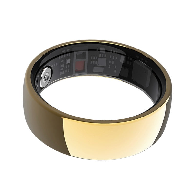 Y-10pro+ smart ring sleep monitoring AI blood oxygen and heart rate monitoring exercise health smart ring (Ceramics)