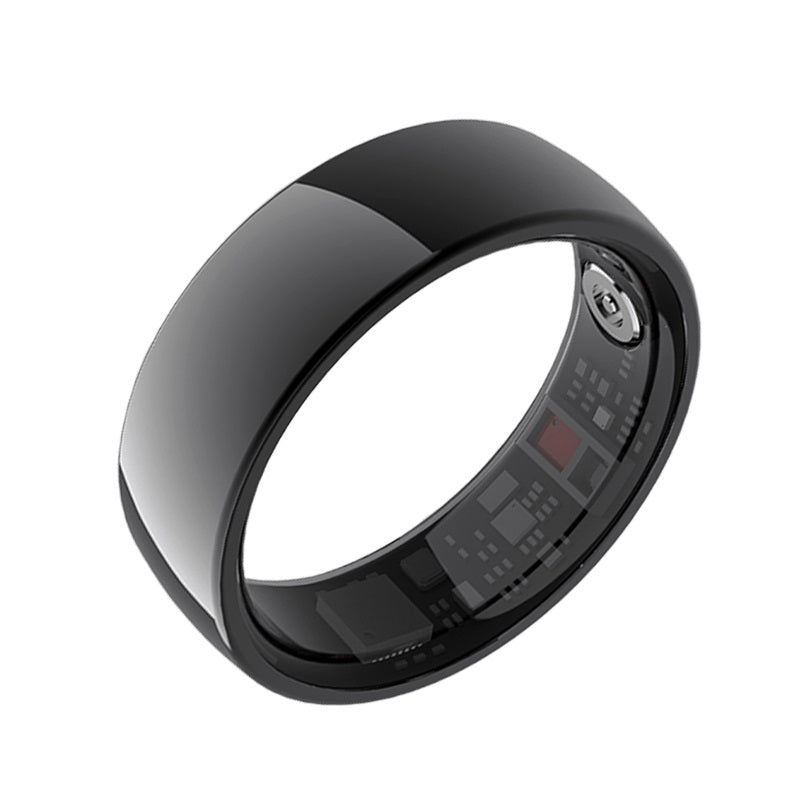 Y-10pro+ smart ring sleep monitoring AI blood oxygen and heart rate monitoring exercise health smart ring (Ceramics)