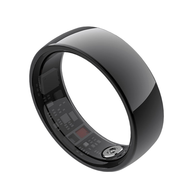 Y-10pro+ smart ring sleep monitoring AI blood oxygen and heart rate monitoring exercise health smart ring (Ceramics)
